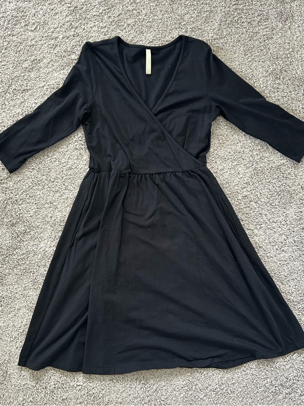 Mata Traders Callie Wrap Dress in Black MT